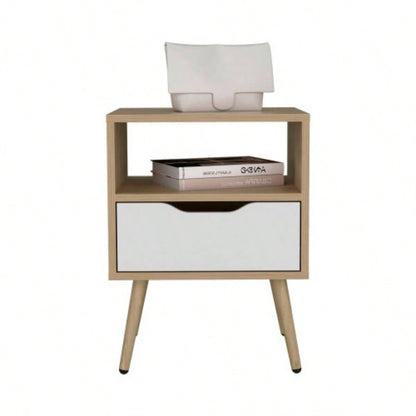 Nightstand, 1 Drawer, 1 Shelf