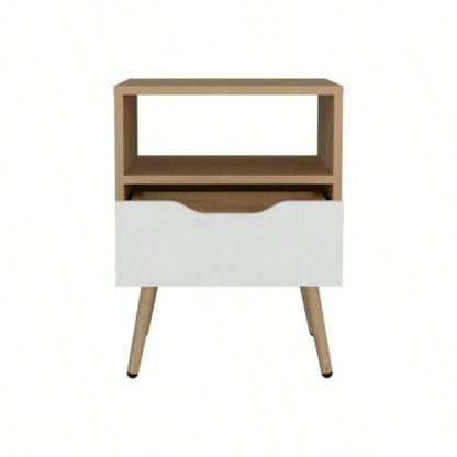 Nightstand, 1 Drawer, 1 Shelf