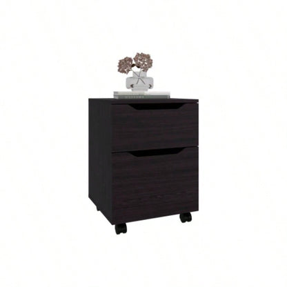 Nightstand, 1 Drawer, 4, Black