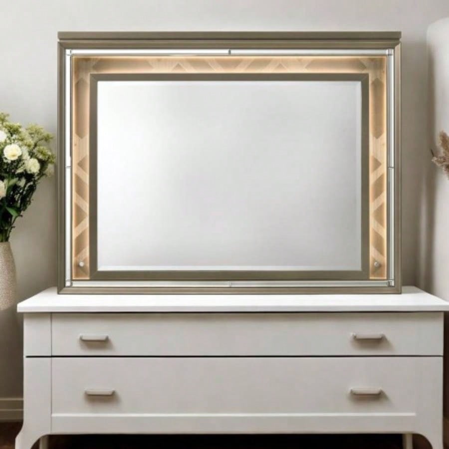 Skylar Dark Champagne Nightstand