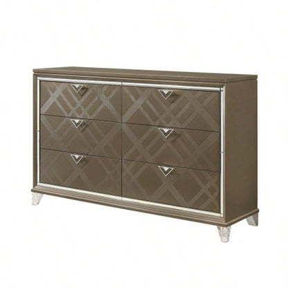 Skylar Dark Champagne Nightstand