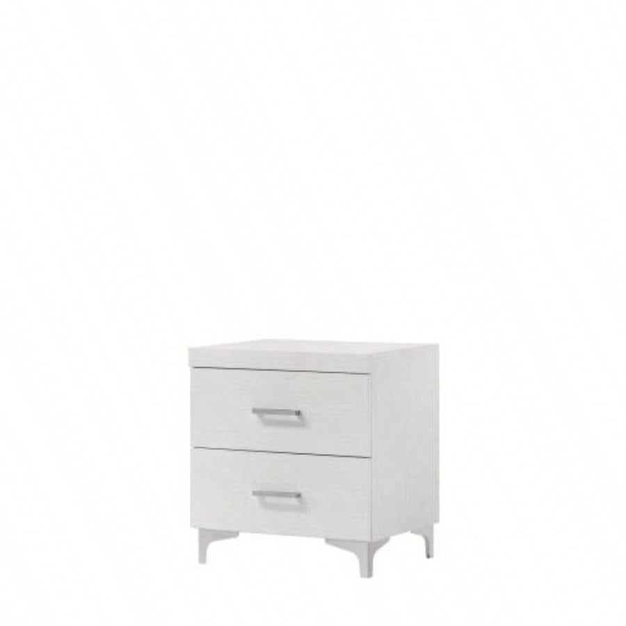 Casilda White Nightstand