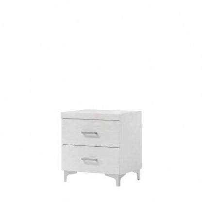 Casilda White Nightstand