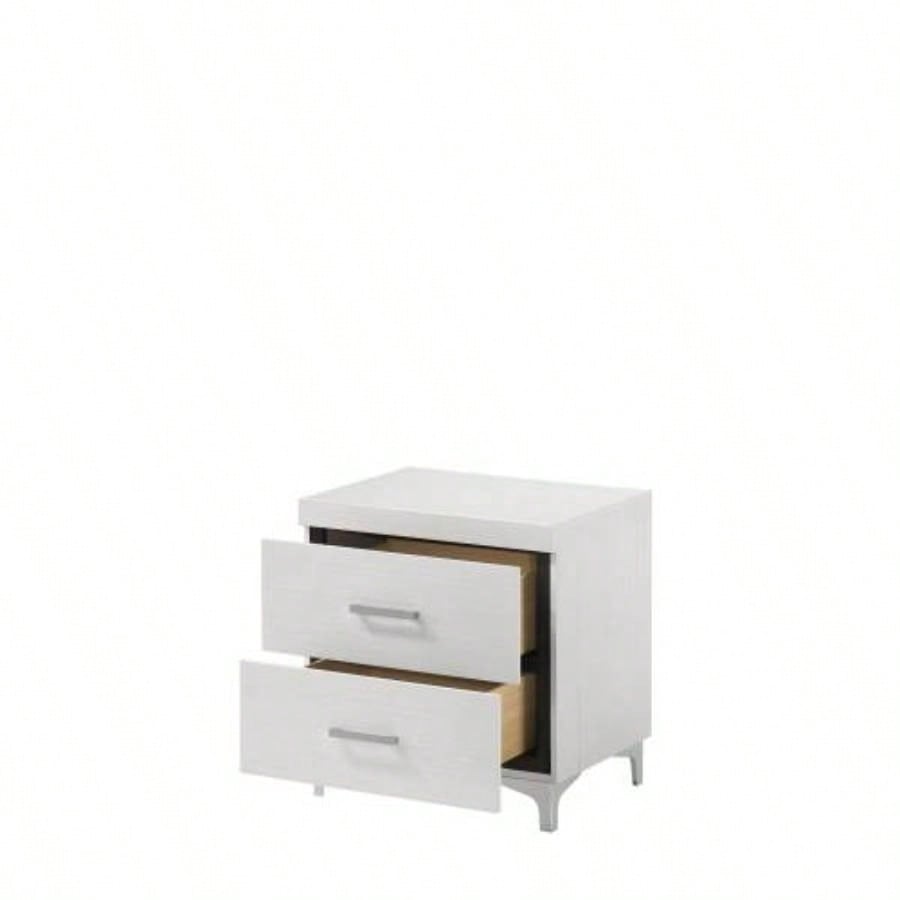Casilda White Nightstand