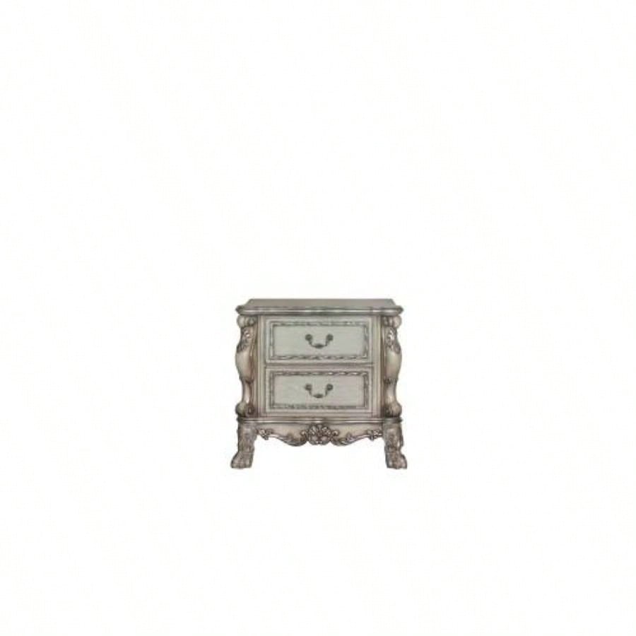 Dresden Vintage Bone White Nightstand