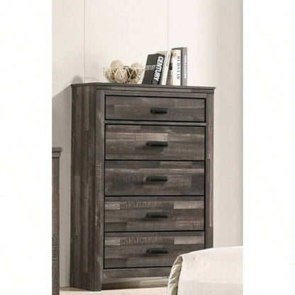 Contemporary 2 - Drawer Nightstand End Table Beige White Two Storage Drawers Bedroom Furniture
