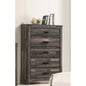 Contemporary 2 - Drawer Nightstand End Table Beige White Two Storage Drawers Bedroom Furniture