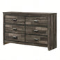 Contemporary 2 - Drawer Nightstand End Table Beige White Two Storage Drawers Bedroom Furniture