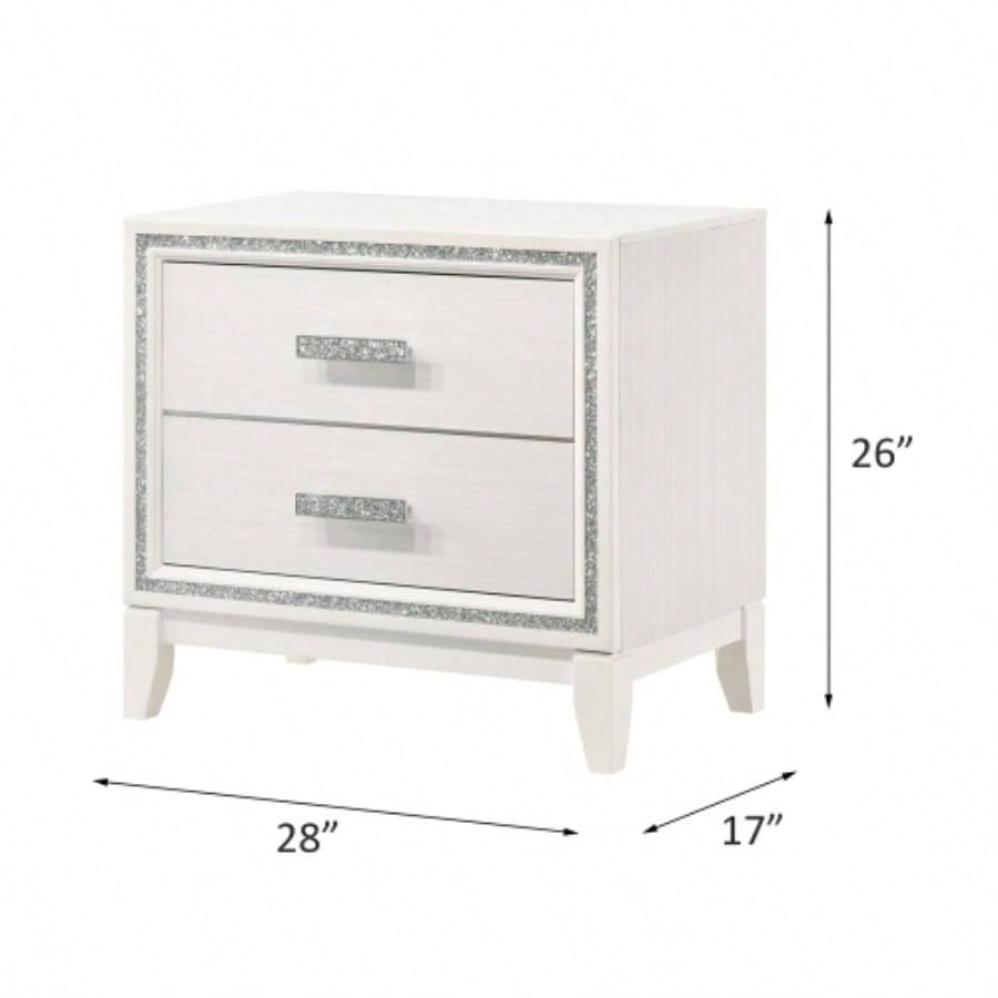 Haiden White Nightstand