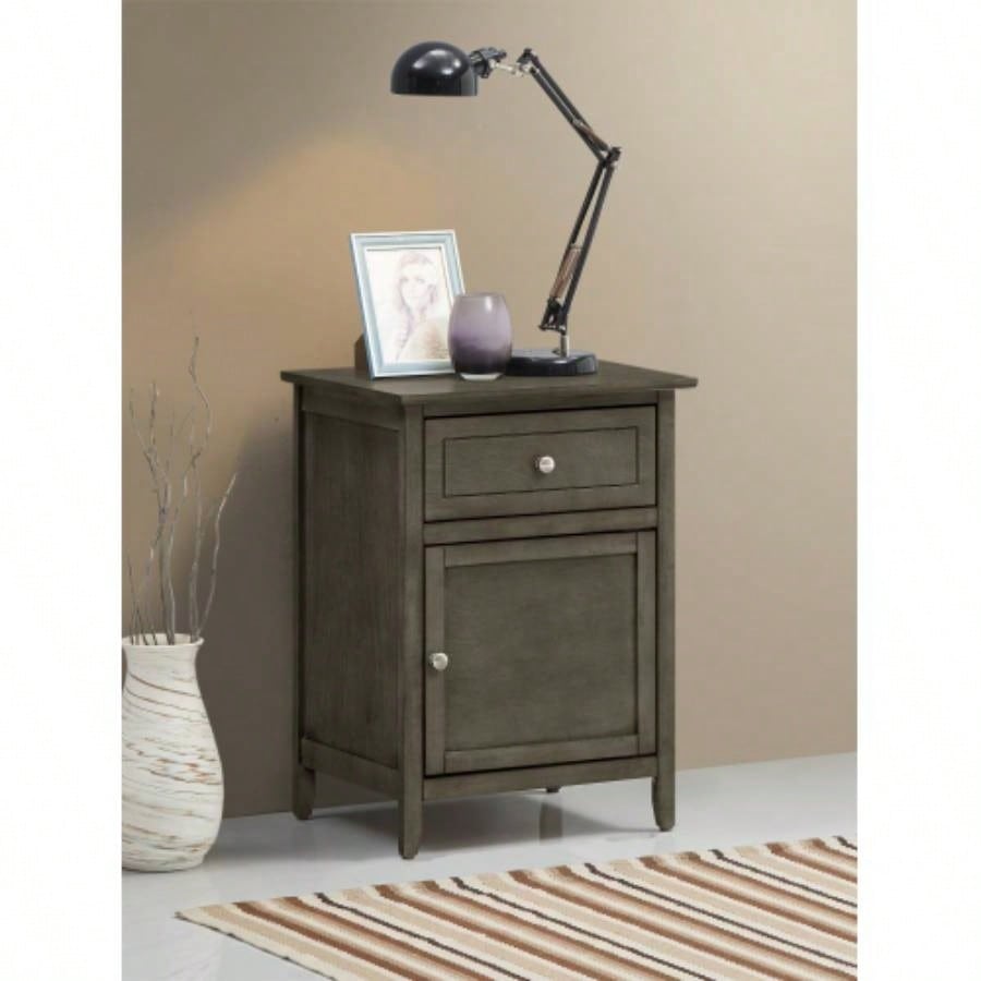 Vibrant Yellow Casual Nightstand