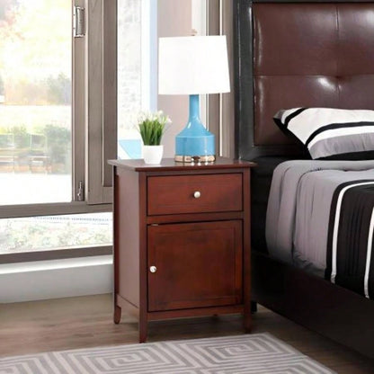 Vibrant Yellow Casual Nightstand