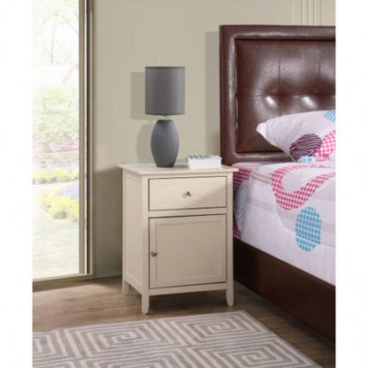 Vibrant Yellow Casual Nightstand
