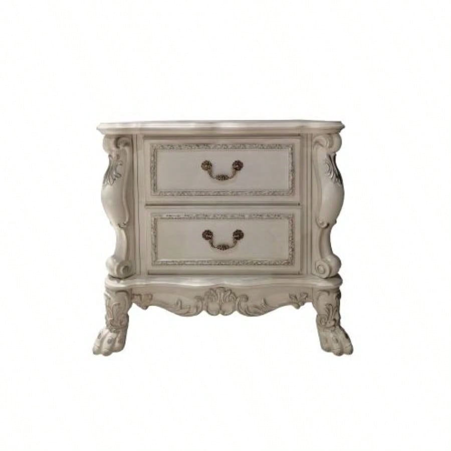 Dresden Bone White Nightstand