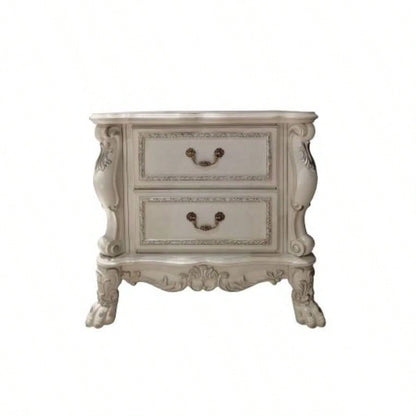 Dresden Bone White Nightstand