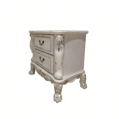 Dresden Bone White Nightstand