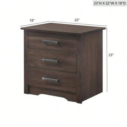 Modern Elegance Wenge Nightstand