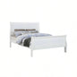 1pc Cherry Two Drawers Louis Philip Nightstand Solid Wood Contemporary Simple Style