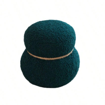 WKJ1Y Dark green snowman stool, body width 14.56 inches, round belly, playful cute, suitable any space