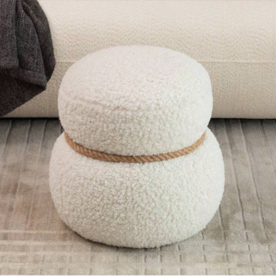 WKJ1Y Dark green snowman stool, body width 14.56 inches, round belly, playful cute, suitable any space