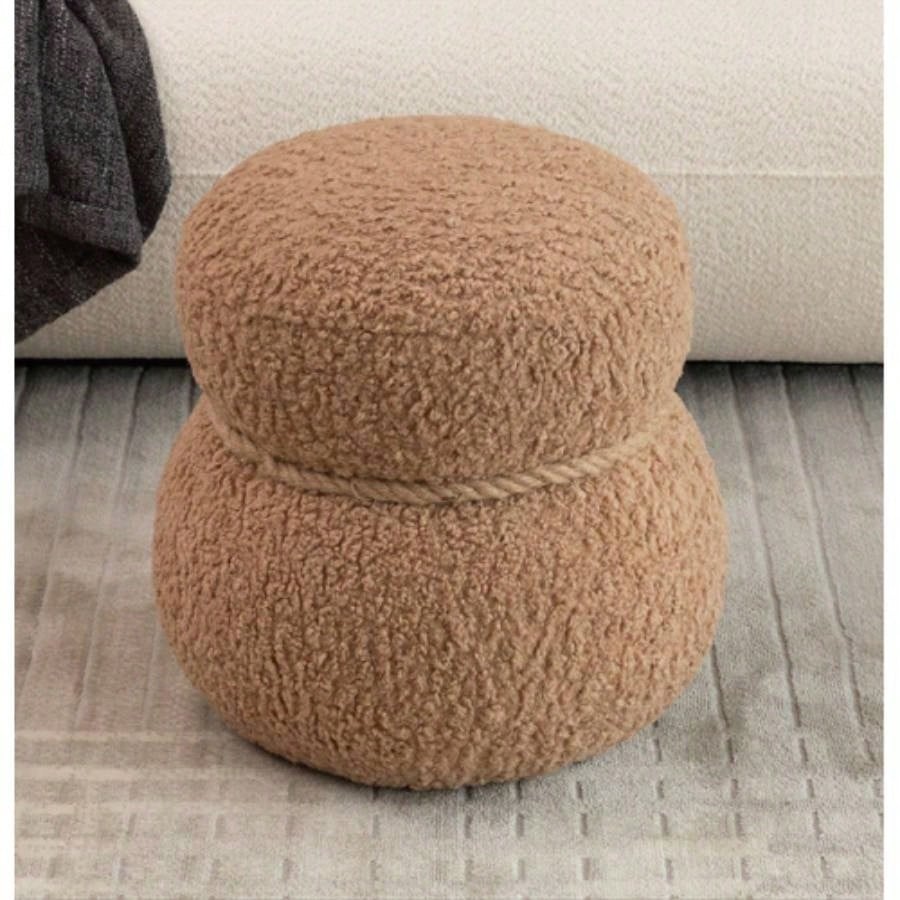 WKJ1Y Dark green snowman stool, body width 14.56 inches, round belly, playful cute, suitable any space