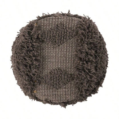 ROJA HANDCRAFTED WOOL COTTON 16 X 16 FOOT STOOL