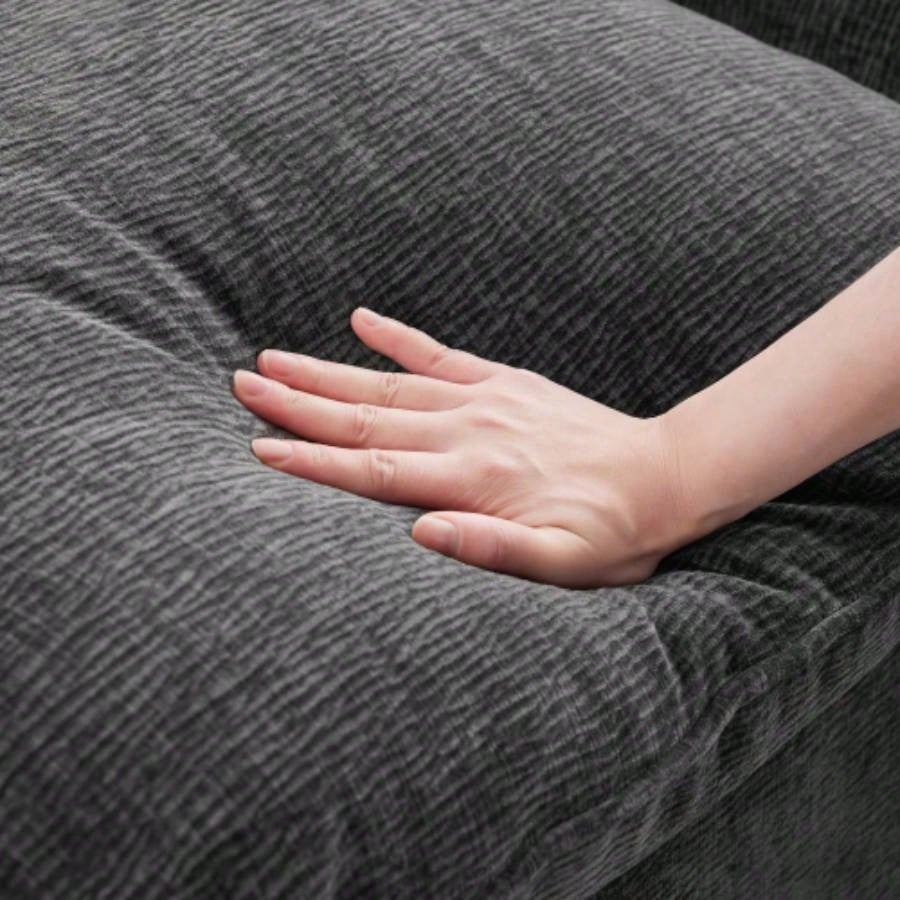 26*26 Ottoman Module Modular Sectional Sofa, Wide, Chenille, 2 Colors