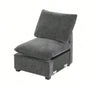 26*26 Ottoman Module Modular Sectional Sofa, Wide, Chenille, 2 Colors