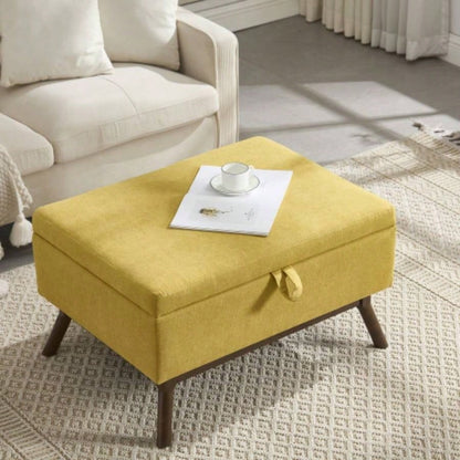 Mid - modern square coffee table storage, assembled, suitable living room, entryway and family room, used as a coffee table, stirrups, shoe