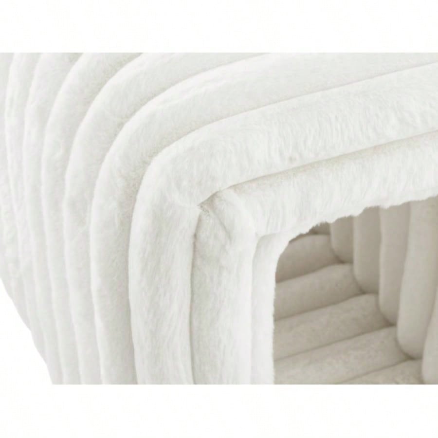Ottoman Storage Pet Supplies Corduroy s nest to hide Living Room, Entryway and Bedroom