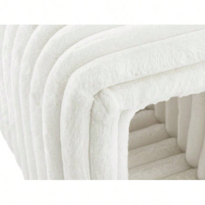 Ottoman Storage Pet Supplies Corduroy s nest to hide Living Room, Entryway and Bedroom