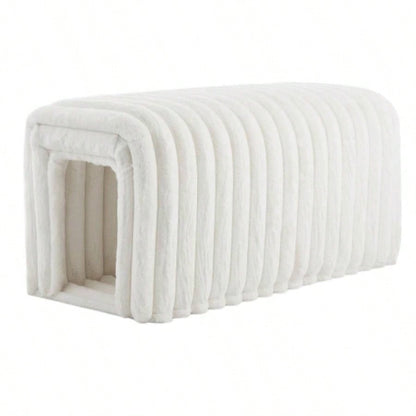 Ottoman Storage Pet Supplies Corduroy s nest to hide Living Room, Entryway and Bedroom