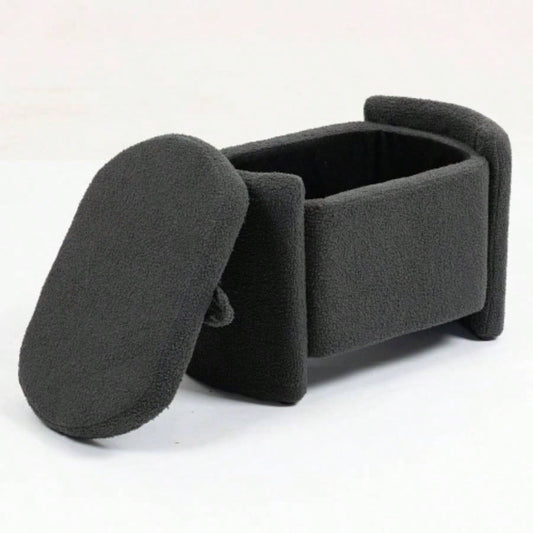 Mid Modern Accent Chair with Wood Frame, Upholstered Living Room Chairs with Waist Cushion, Reading Armchair Bedroom Sunroom
