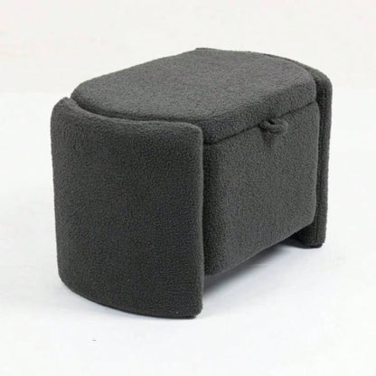 Mid Modern Accent Chair with Wood Frame, Upholstered Living Room Chairs with Waist Cushion, Reading Armchair Bedroom Sunroom