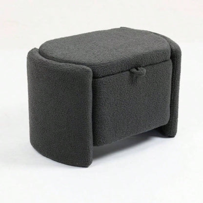 Mid Modern Accent Chair with Wood Frame, Upholstered Living Room Chairs with Waist Cushion, Reading Armchair Bedroom Sunroom