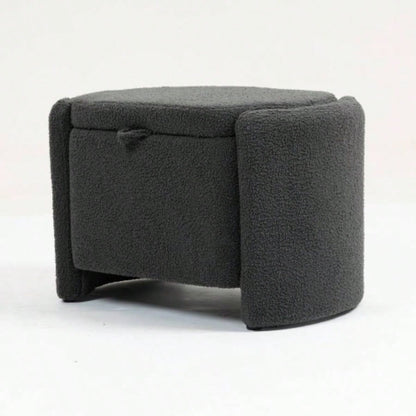 Mid Modern Accent Chair with Wood Frame, Upholstered Living Room Chairs with Waist Cushion, Reading Armchair Bedroom Sunroom