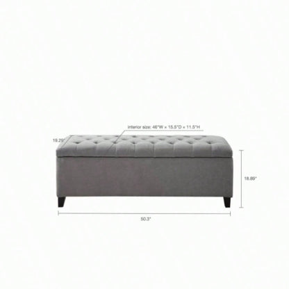 Tufted Top Soft Close Storage