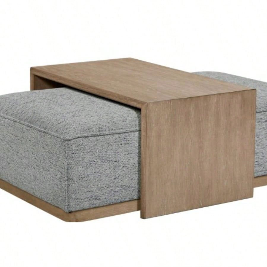Ottoman Tray Table - Gray