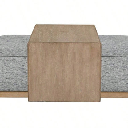 Ottoman Tray Table - Gray