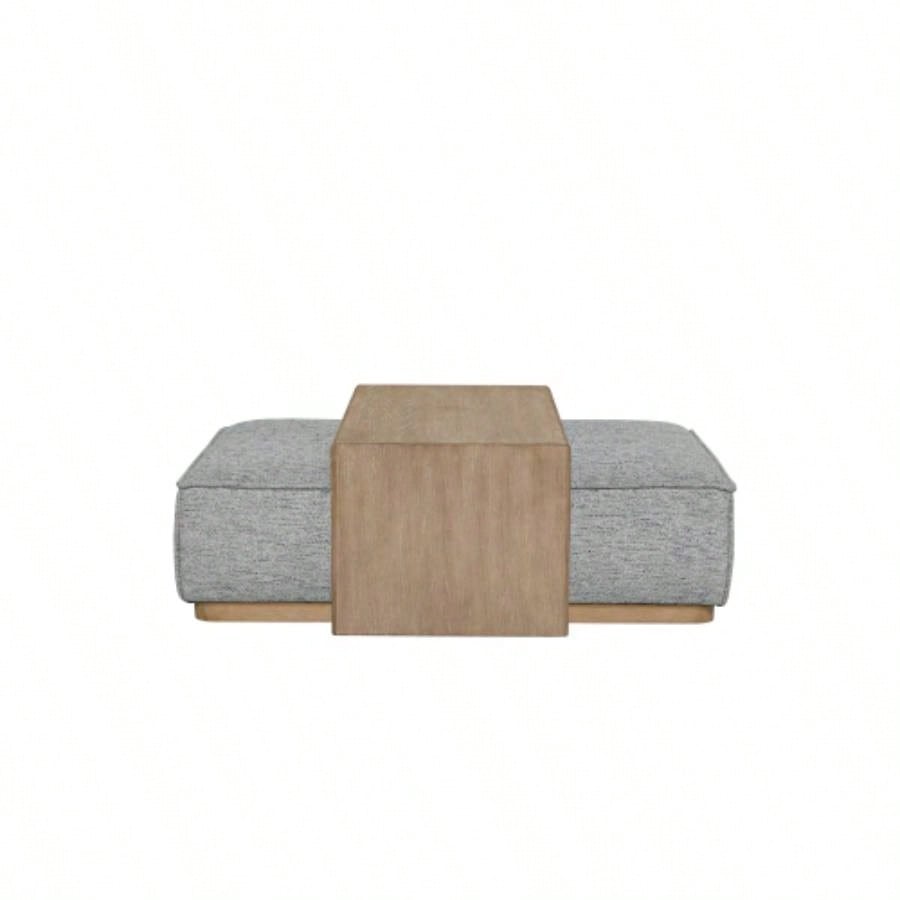 Ottoman Tray Table - Gray