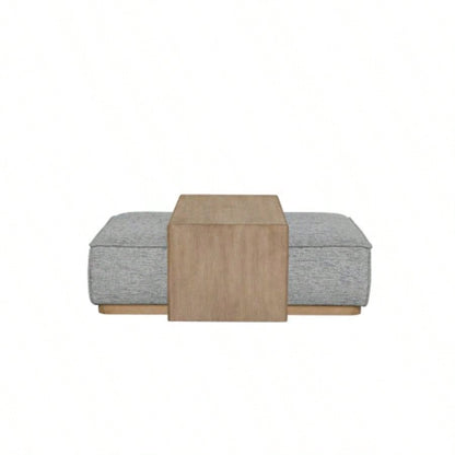 Ottoman Tray Table - Gray