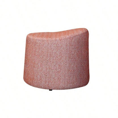 CRESCENT PUFF OTTOMAN - RED