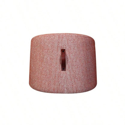 CRESCENT PUFF OTTOMAN - RED