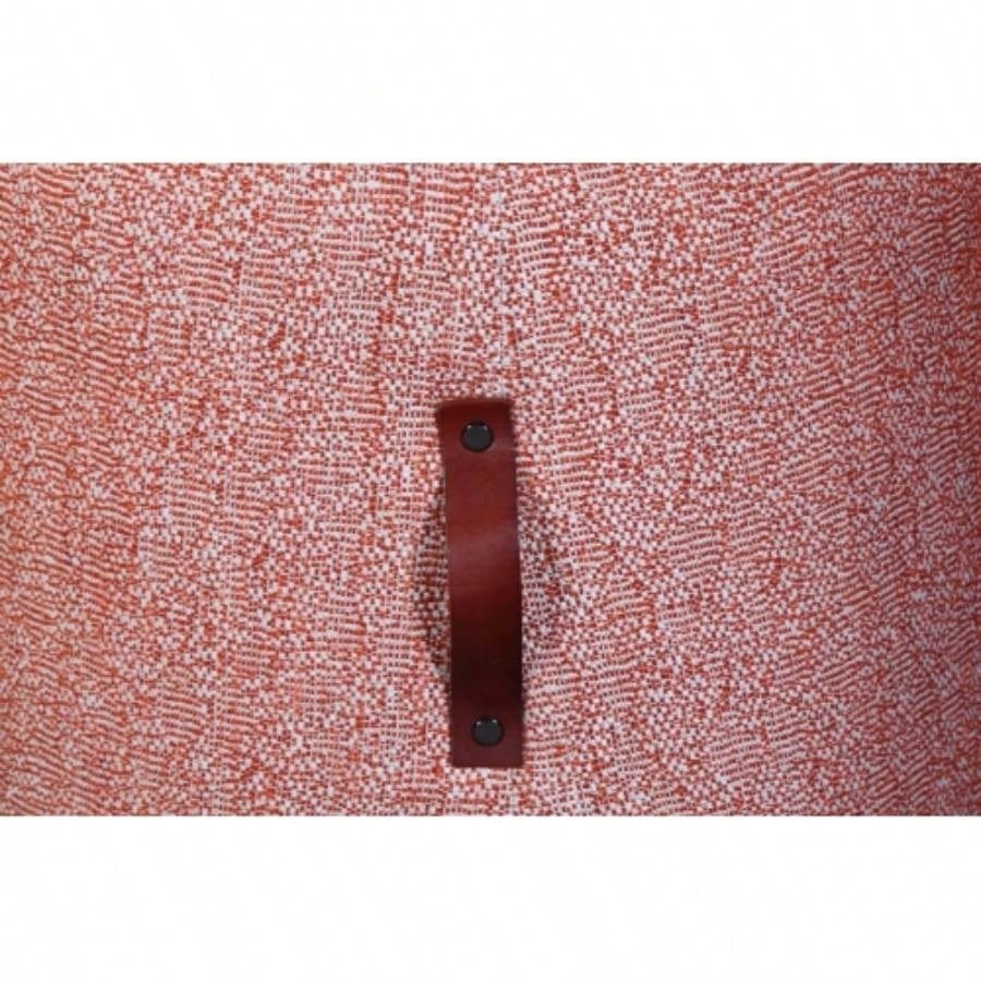 CRESCENT PUFF OTTOMAN - RED