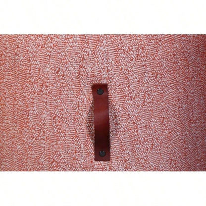 CRESCENT PUFF OTTOMAN - RED