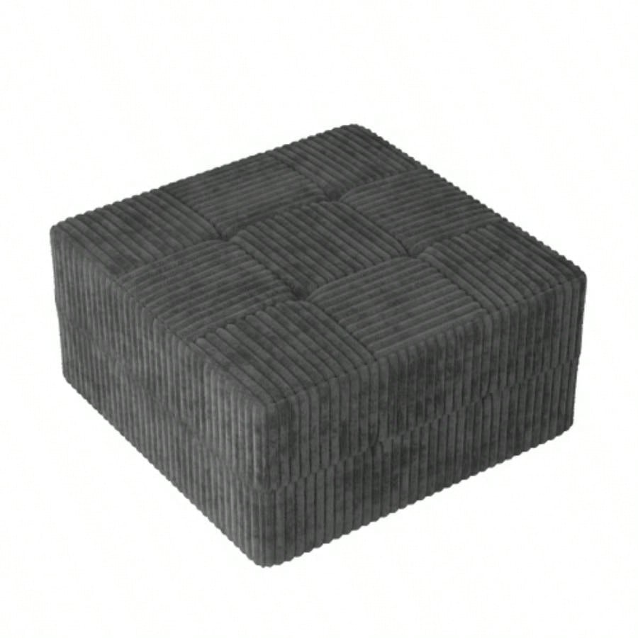 Ottoman sofa Compressed Sectional Sofa Modern Minimalist Style Corduroy Couch, Sleeper Sofa Living Room, Bedroom, Comfy Compressed Sofa Couch Space - Efficient Design -