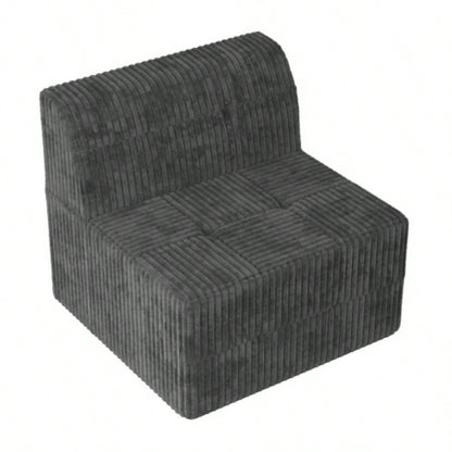 Ottoman sofa Compressed Sectional Sofa Modern Minimalist Style Corduroy Couch, Sleeper Sofa Living Room, Bedroom, Comfy Compressed Sofa Couch Space - Efficient Design -