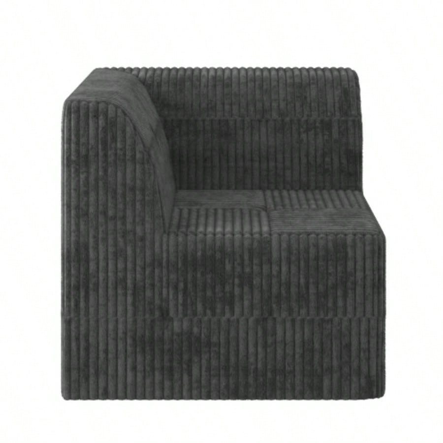 Ottoman sofa Compressed Sectional Sofa Modern Minimalist Style Corduroy Couch, Sleeper Sofa Living Room, Bedroom, Comfy Compressed Sofa Couch Space - Efficient Design -