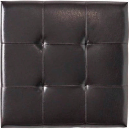 35inch Storage Ottoman, Large Square Ottoman with Storage, Tufted Ottomans Footstool Living Room