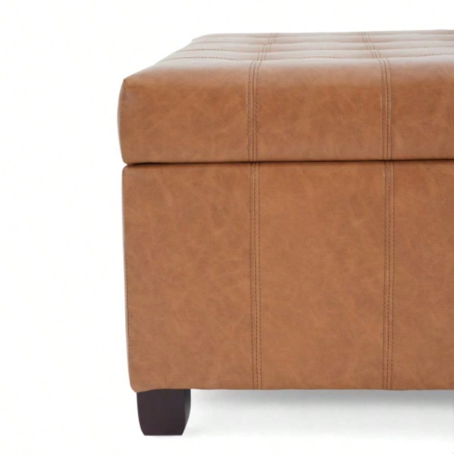 ISABELLA Storage Ottoman, PU