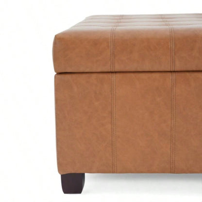 ISABELLA Storage Ottoman, PU
